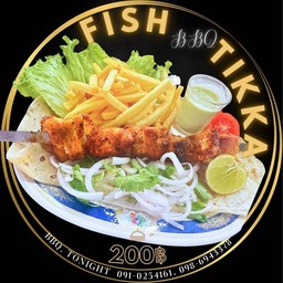 Fish seekh kebab bbq set