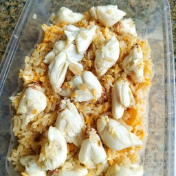 ข้าวผัดเนื้อปูก้อนใหญ่