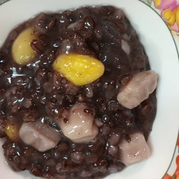 ข้าวเหนียวดำเปียกเผือก