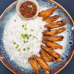 ข้าวไก่ทอดน้ำปลา