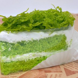 เค้กใบเตยฝอยเตย (Foi Toey Pandan Cake)
