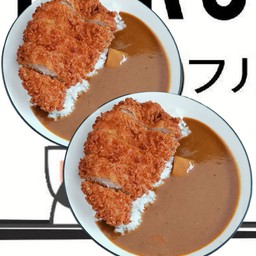 Pro ข้าวแกงกะหรี่ไก่ทอด 2 กล่อง