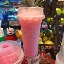 นมชมพูเย็น