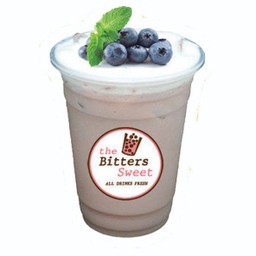 ชานมบูลเบอร์รี่ Blueberry Milk Tea