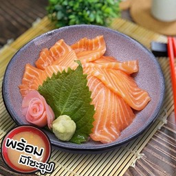 ข้าวหน้าแซลมอน
