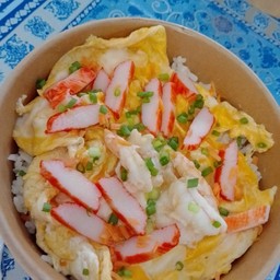 ข้าวไข่ข้นทรงเครื่องทะเล