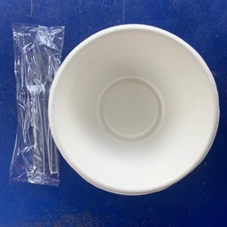 ชาม+ช้อนส้อม