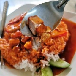 ข้าวหมูแดง-หมูกรอบธรรมดา