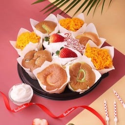 เค้กวันเกิดคละรส 10 ชิ้น