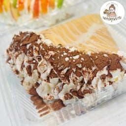 เครปกรอบวิปครีมสดโอวัลตินภูเขาไฟ