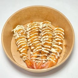 กุ้งทอดกรอบ ซอสซาวครีม