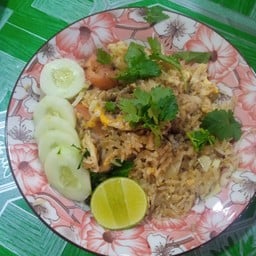ส้มตำ ไก่ทอดบังซา สามแยกช้างตลาดล่าง