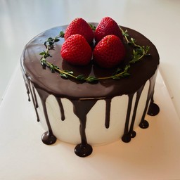 Strawberry Shortcake with Chocolate Ganache