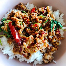ผัดกะเพราหมูสับ