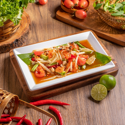 ตำไทย, Traditional Som-tam, 泰式青木瓜沙拉