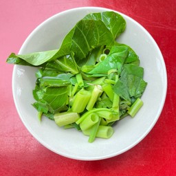 ผักบุ้งลวก