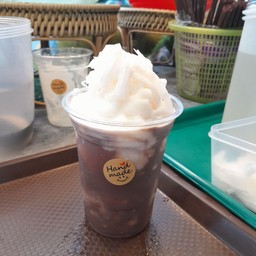 โกโก้มะพร้าวนมสดปั่น