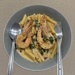 ครีมมันกุ้ง (กุ้งไซต์จัมโบ้)หอมละมุนด้วยซอสมันกุ้งอร่อยแบบต้องซ้ำเลยจร้า