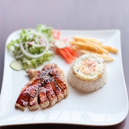 ข้าวสเต็กไก่บูลโกกิ