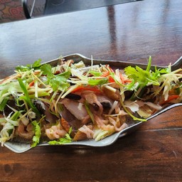 ปลาบู่นึ่งบ๊วย