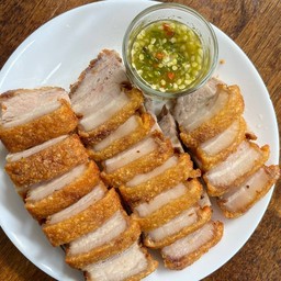หมูสามชั้นทอดกรอบ ขีดละ