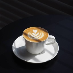 Hot cappuccino