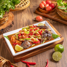 ตำแตง, Cucumber Som-tam, 黃瓜素淡