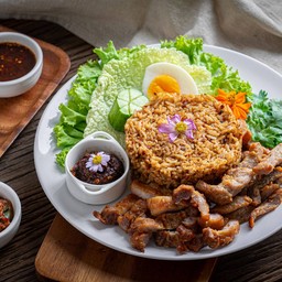 ข้าวขยำน้ำพริกตาแดงโบราณ