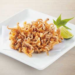 หนวดปลาหมึกทอด