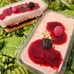 ราสเบอรี่ชีสพายโยเกิร์ต Raspberry Cheese Pie Yoghurt