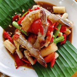 เหลากุ้งสดปลาร้า