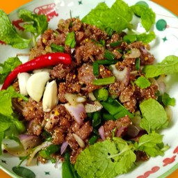 ก้อยแห้งหมูมะนาว