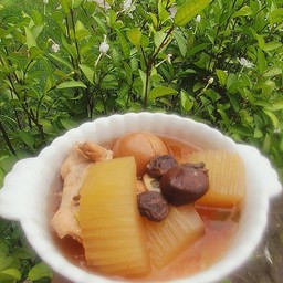 ไก่ตุ๋นฟักมะนาวดอง