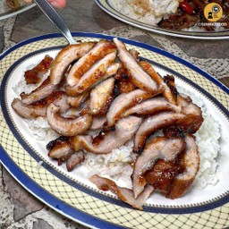 ข้าวหน้าคอหมูย่าง