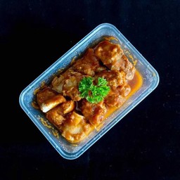 ซี่โครงหมูอบซอส BBQ