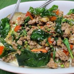 ข้าว ผัดขี้เมาไก่