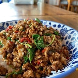 ข้าวกระเพราหมูสับ