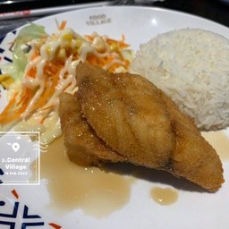 ข้าวราดปลาราดน้ำปลา