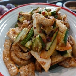 ตำแตงแคบหมูปลาร้า
