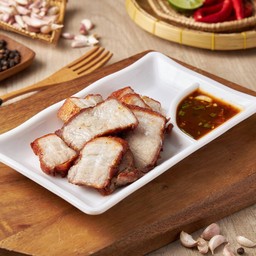 หมูสามชั้นทอดน้ำปลา