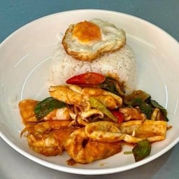 ข้าว พะ-แนง ทะเล