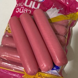 ไส้กรอกนมสีชมพูวว