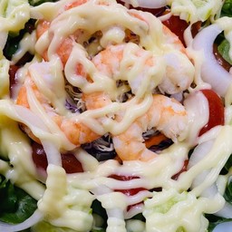 สลัดกุ้งต้ม