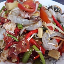 ตำป่ากุ้งสด