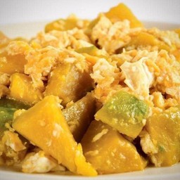 ฟักทองผัดไข่