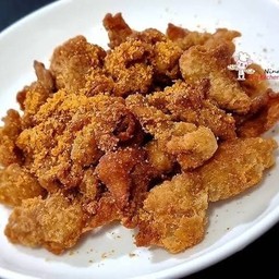 หนังไก่ทอด