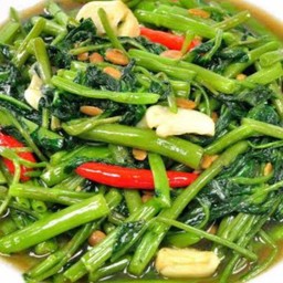 ผัดผักบุ้งไฟแดง(กับข้าว)