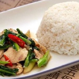 ผัดคะน้าต้องเลือกเนื้อสัตว์เองคะ