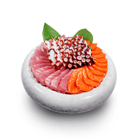 SALMON-TUNA-TAKO SASHIMI (0.6KG)