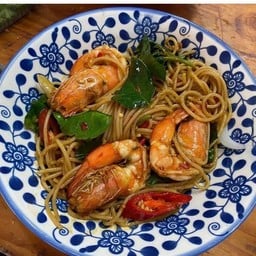 สปาเก็ตตี้ขี้เมากุ้ง